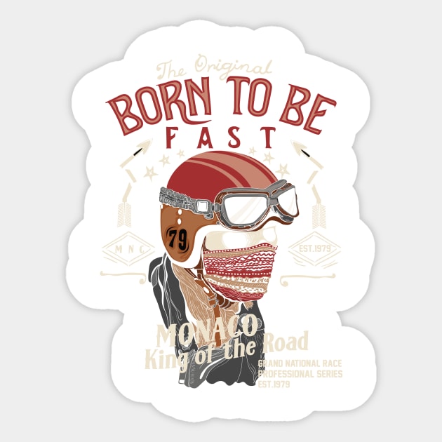 Born To Be Fast Sticker by oksmash